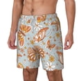 thumbnail image 2 of Uemuo Retro Floral Butterfly Pattern Mens Swim Trunks Quick Dry Board Shorts with Mesh Lining, Stretch Beach Shorts Quick Dry No-Chafing Board Shorts-XX-Large, 2 of 9