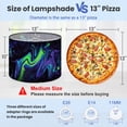 thumbnail image 2 of Linen Drum Lampshades Marble Colorful Neon Ultra Violet Blue Green Black Wavy 13"x13"x10" Light Shade for Table Lamps Floor Lamp Shades Lampshade Replacement Assembly Required, 2 of 8