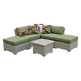 thumbnail image 3 of TK Classics COAST-06f-GREY 6 Piece Coast Outdoor Wicker Patio Furniture Set 06f, Grey, 3 of 11