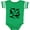 Football Green and White, variant on Inktastic School of Sharks Boys or Girls Baby Bodysuit
