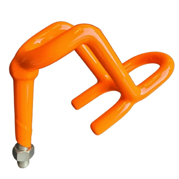 Heavy Duty Fishing Rod Holder - Orange 6" Stem