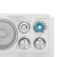 thumbnail image 3 of ahiya Radio Audio Fm Am Multifunction Speaker Button Control Best Reception Wired DC/AC 9V Adaptor or Wireless 4 AA Bateries (Not Included) 5W For Home Kitchen Living Room Table Top White, 3 of 6
