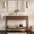 thumbnail image 2 of Zaire Bathroom Vanity Cabinet (Sink Basin Not Included) in Walnut, 2 of 10