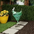 thumbnail image 6 of Alpine Corporation 23"H Metal Cottage Farm Rooster Garden & Lawn Statue, 6 of 13