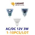 thumbnail image 2 of Minifoco LED MR11 GU4, lámpara halógena de bajo voltaje CA/CC 12V 3W COB, luz blanca cálida de alto brillo, reemplazo de 20W 50W, 2 of 4