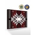 thumbnail image 2 of Red Black Wall Art for Living Room,Canvas Picture Wall Decor for Bathroom Bedroom,Southwest Geometric Aztec Farmhouse Tribal Painting Artwork for Office Kitchen Hallway Dining Room Home Decor 16"x20", 2 of 8