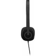 thumbnail image 3 of Refurbished Logitech 981-000587 H151 Stereo Headset with Microphone, Black, 3 of 6