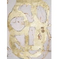 thumbnail image 2 of Ashley, Erin 15x18 White Modern Wood Framed Museum Art Print Titled - Ace of Spades in Gold III, 2 of 4
