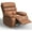 Brown, variant on Gelloan 360°Swivel Rocker Recliner Chairs with Massage, Heat for Adults,Leather Fabric Oversized Sofa Chair,Light Grey