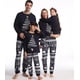 thumbnail image 1 of Pijamas estampados para el hogar, ropa navideña europea y americana, conjunto de manga larga con cuello redondo para padres e hijos, 2023, 1 of 4