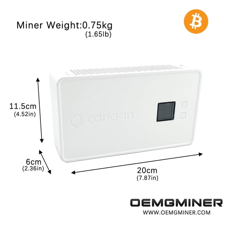 Canaan Avalon Nano 3 ASIC Bitcoin Miner With Power Supply - 4000 GH/s, Ships From USA