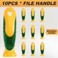 thumbnail image 5 of 10 Mangos de Goma para Limas con Orificios Rectangulares y Mangos Ergonómicos para Limas Metálicas Planas y Semicirculares de 4 Pulgadas., 5 of 5