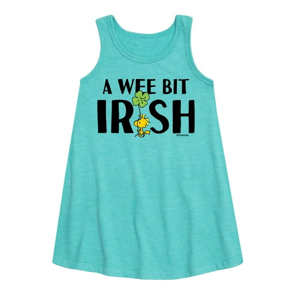 Peanuts - Wee Bit Irish - Toddler and Youth Girls Aline Dress