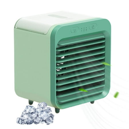 

USB Charging Mini Desk Fan Portable Air Cooler Desk Air Cooling Humidifier for Bedroom Dormitory Travel