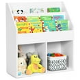 thumbnail image 1 of Gymax Kids Wooden Bookshelf Bookcase Children Toy Storage Cabinet Organizer, 1 of 10