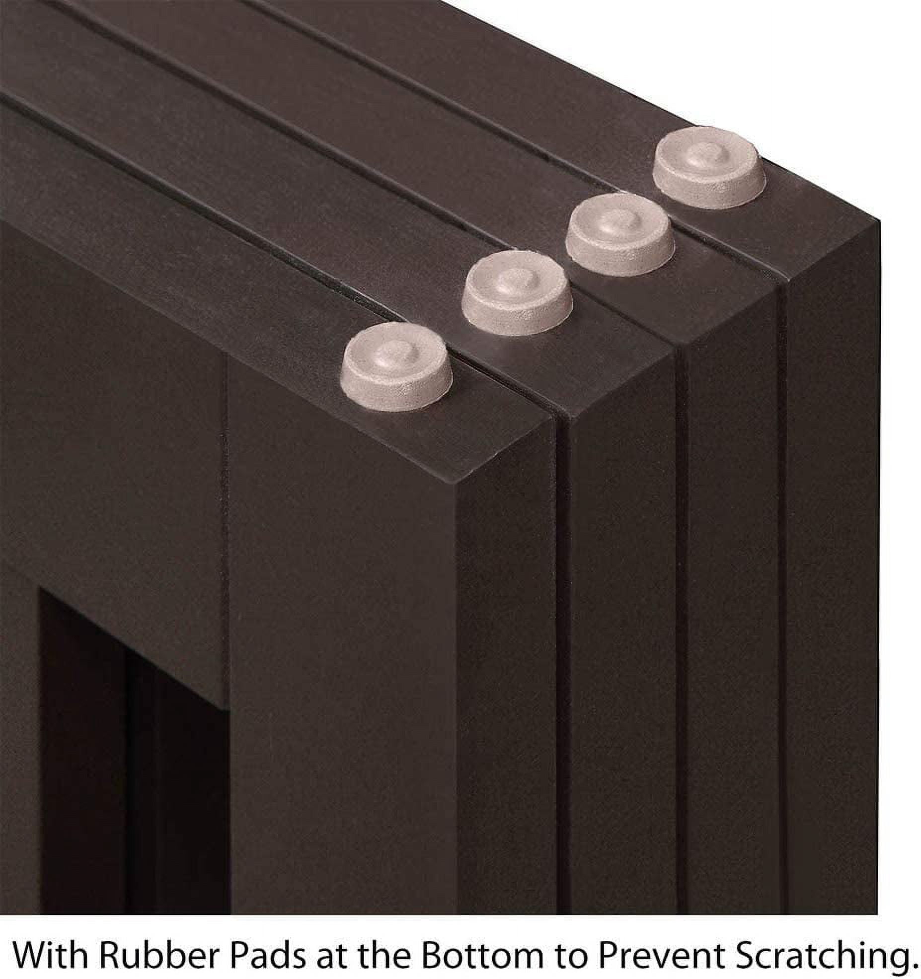 beeNbkks  24 in. High Pet Gate 4 Panels -  Espresso
