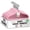 Pink, variant on Techzoo Premium Baby Velvet Hangers 55 Pack – 11.8" Non Slip Felt Cloth Hangers for Closet – Ultra Slim, Space Saving Baby Clothes Hangers with 360° Swivel Hook Infant Hangers – Ivory