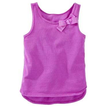 OshKosh B'gosh Débardeur Néon pour Bébé Filles, Violet, 6 Mois
