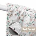 thumbnail image 4 of Watercolor Floral Swag Valances for Windows, Kitchen Window Curtains Over Sink, Spring Botanical Flowers Tree Branches Window Treatment Curtains for Living Room/Bedroom Curtains 2 Panel Sets 36"x45", 4 of 8