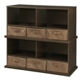 thumbnail image 5 of Badger Basket Children’s Wooden Storage Cubby and 3-Bin Organizer 5.8 Cu ft. - Espresso, 5 of 10