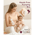 thumbnail image 3 of Hands Free Pumping Bra, Momcozy Adjustable Breast-Pumps Holding and Nursing Bra, Suitable for Breastfeeding-Pumps by Lansinoh, Philips Avent, Spectra, Evenflo and More(Skin,X-Large), 3 of 9