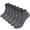 Gray, variant on Deago 6 Pairs Mens Ankle Running Socks Athletic Casual Low Cut Breathable Moisture Wicking Short Sports Socks for Men (Gray)