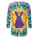 thumbnail image 3 of Camisetas de Pascua para las Mujeres Impresión de la Moda Suelta Casual Cuello Redondo Tres Cuartos de Manga Suéter, 3 of 5