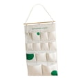 thumbnail image 3 of Organizador de almacenamiento para puerta con bolsillos para colgar en la pared de la cocina y las áreas infantiles. 12 bolsillos verde, 3 of 9
