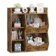 thumbnail image 1 of Yeshouse Organizador de juguetes para niños de 3 niveles, estantería retro para niños con 5 compartimentos para dormitorio, sala de estar y guardería, ideal para juguetes y libros, 1 of 7