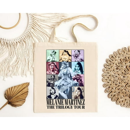 vintage Melanie Martinez The Trilogy Tour 2024 Tote Bag  Melanie Martinez Graphic Bag  Melanie Merch  Melanie Fan Gift Bag  Melanie Portals Bag  The soft-style t-Bag  comfortable material.-TH19798