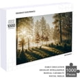 thumbnail image 4 of Tree Puzzle 1000 Pieces Jigsaw Puzzle Illustration of Forest in Holiday,30"x20" Large Puzzle Sunrise Hill Decoration for Family Party Holiday - Each Piece is Unique, 4 of 8