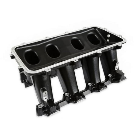 Holley 300-226BK Hi-Ram Lower Manifold - Black