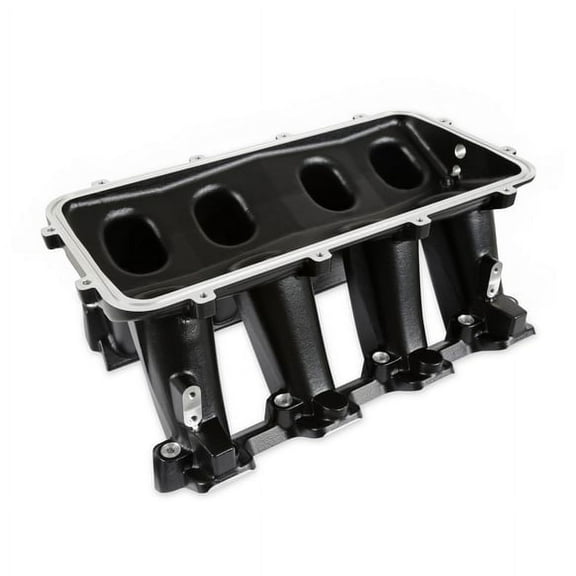 Holley 300-226BK Hi-Ram Lower Manifold - Black