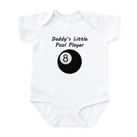 

CafePress - Daddys Little Pool Player Body Suit - Baby Light Bodysuit Size Newborn - 24 Months