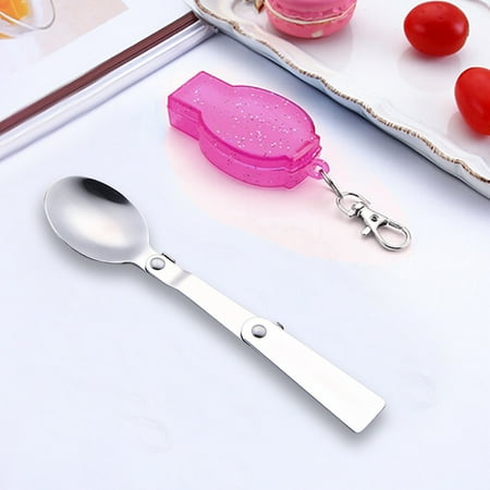 

Umitay Outdoor Folding Travel Camping Utensil Stainless Pocket Spoon Fork