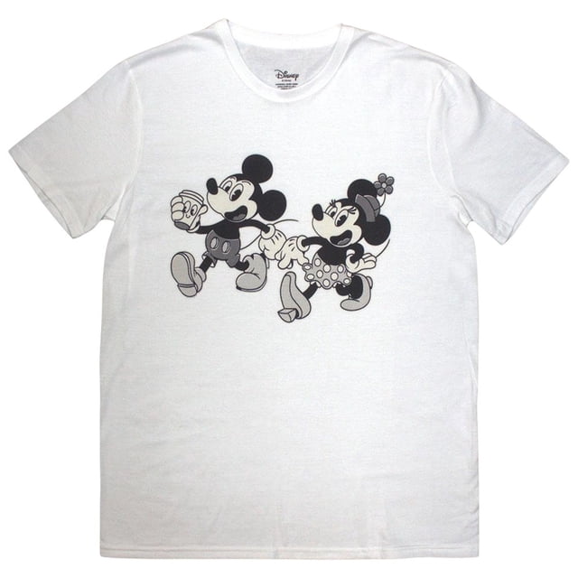 Disney T-Shirt pour Adulte Mickey Mouse et Minnie Mouse