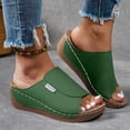 thumbnail image 2 of DXOUPM Sandals for Women Wedge Comfortable Breathable Open Toe Casual Beach Summer Sandals, 2 of 4