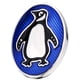 thumbnail image 2 of Broche de Latón con Hebilla Ovalada con Adorable Pin de Solapa con Cuello de Pingüino Insignia, 2 of 9
