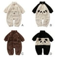 thumbnail image 3 of URMAGIC Infant Winter Flannel Rompers Toddler Girl Boy Long Sleeve Cartoon Sleepwear Warm Jumpsuit Loungewear, 3 of 3