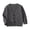 Dark Gray, variant on Girls Sweater Cardigan - Cotton Knit Crew Neck Long Sleeve, Warm Solid Color for Kids Black for Size 3-4 Years