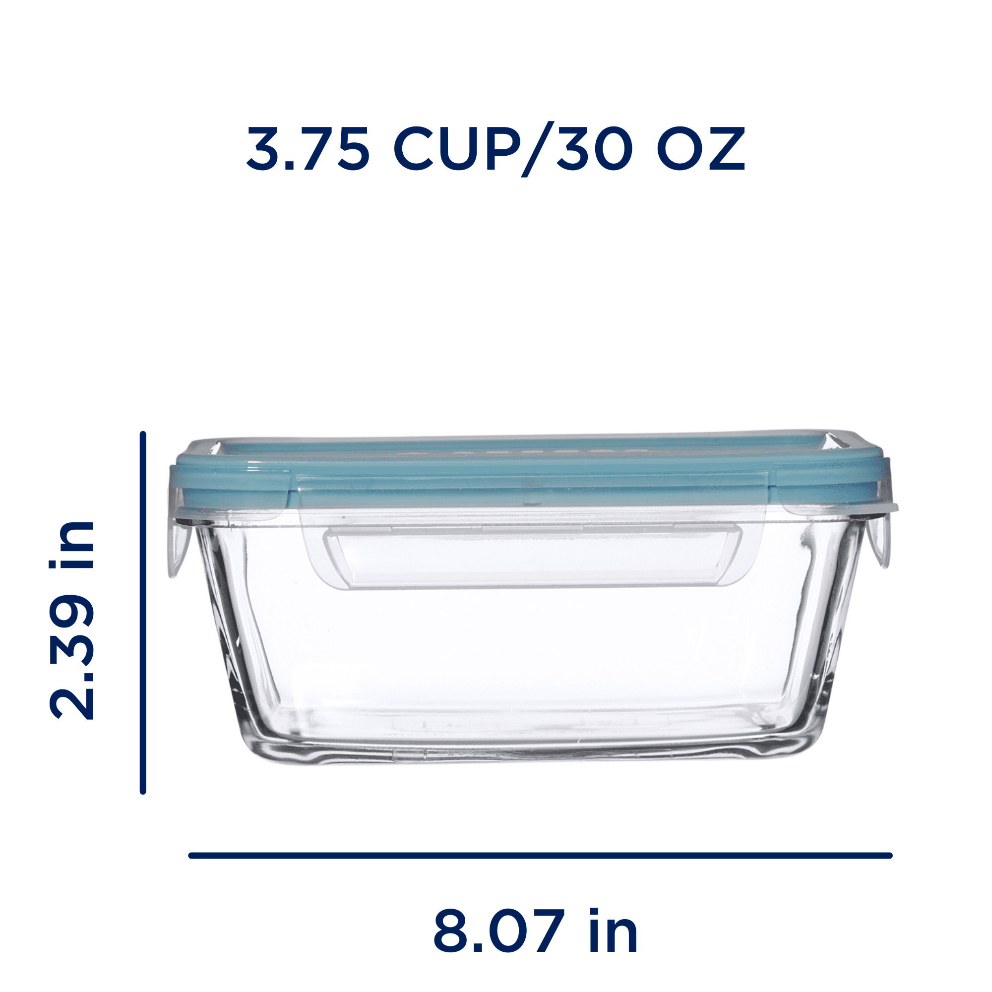 2600ML GLASS LOCK/FOOD STORAGE CONTAINER, ITEM# RP-535, 玻璃保鮮盒