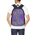 thumbnail image 6 of PUREYAH Lightweight Travel Backpack, Simple Modern Islamic Mandala Turkish Floral Hiking Backpack School Bag with Laptop Compartment for Women Men, 6 of 6