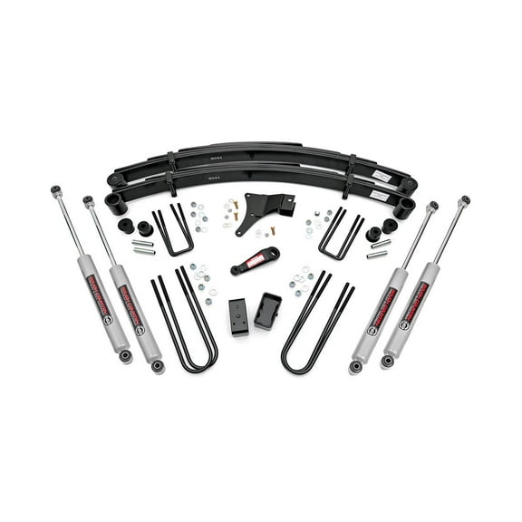 Rough Country 4" Suspension Lift Kit for 1986-1998 Ford F-350 4WD - 4918630
