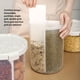 thumbnail image 4 of Tarro de almacenamiento de latas selladas transparentes de 4 rejillas con tapa multiabierta Cocina casera Contenedor de alimentos Herramienta L kenally HA7658-01B, 4 of 7