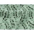 thumbnail image 5 of oneOone Viscose Jersey Light Mint Green Fabric Leaves Sewing Material Print Fabric By The Yard 60 Inch Wide, 5 of 7