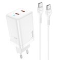 thumbnail image 1 of hoco. N23 PD45W Chargeur 2C Double Port Norme Européenne suita, 1 of 5