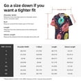 thumbnail image 7 of Fotbe Donuts1 print Short Sleeve Button Down Shirts for Men Casual Summer Beach Wrinkle Free Shirt-3X-Large, 7 of 7