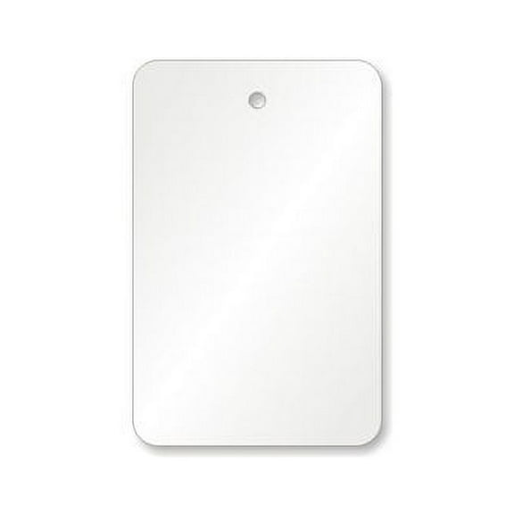 Garment Tag, Large White (1.75" x 2.875"), Blank, Hole with String - Pack of 1,000 Tags