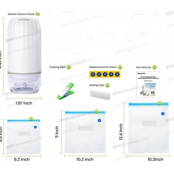 Slow Cooker Bag   Vacuum Pump Set