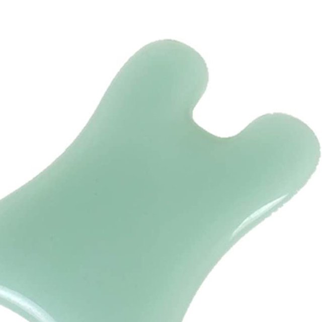 Gua Sha Rascador Tablero de masaje Placa de piedra Cuidado de la belleza para la piel de la espalda del cuello de la cara JShteea Cuidado Belleza